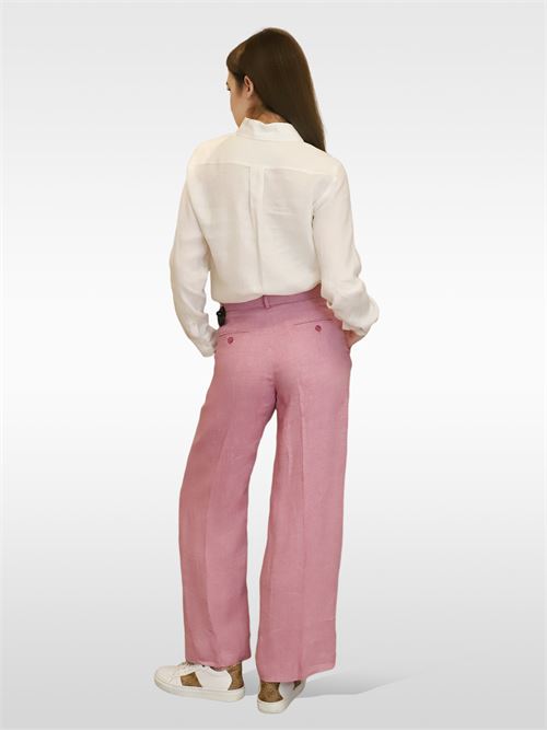 Trousers in linen canvas MAXMARA WEEKEND | 2351311231600012